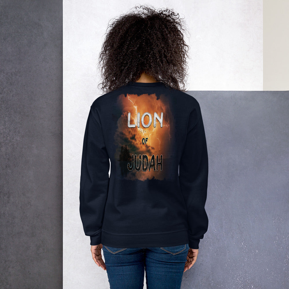 Jesus Lion of Judah (Unisex Sweatshirt)