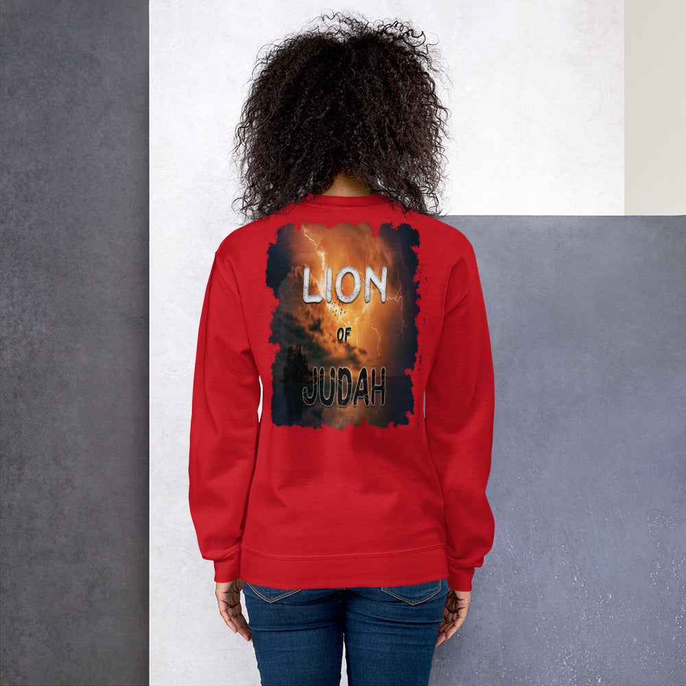 Jesus Lion of Judah (Unisex Sweatshirt)