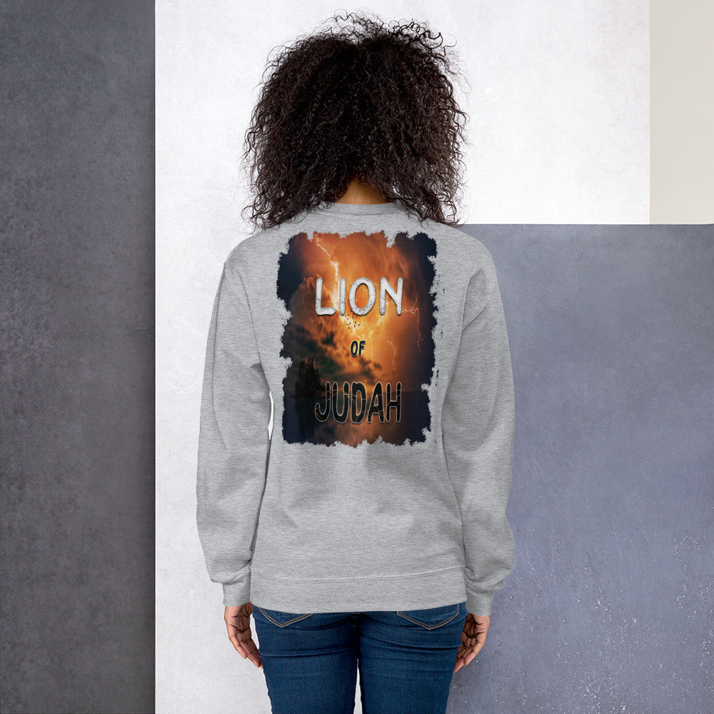 Jesus Lion of Judah (Unisex Sweatshirt)