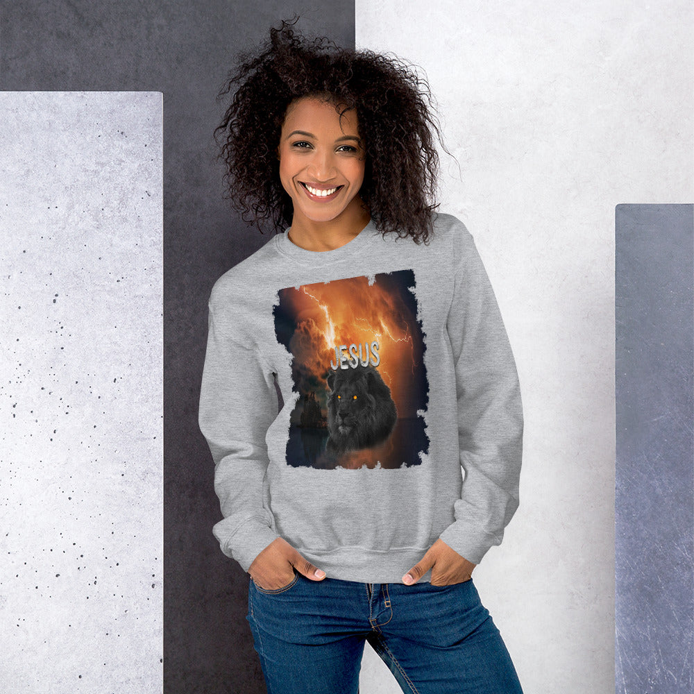 Jesus Lion of Judah (Unisex Sweatshirt)
