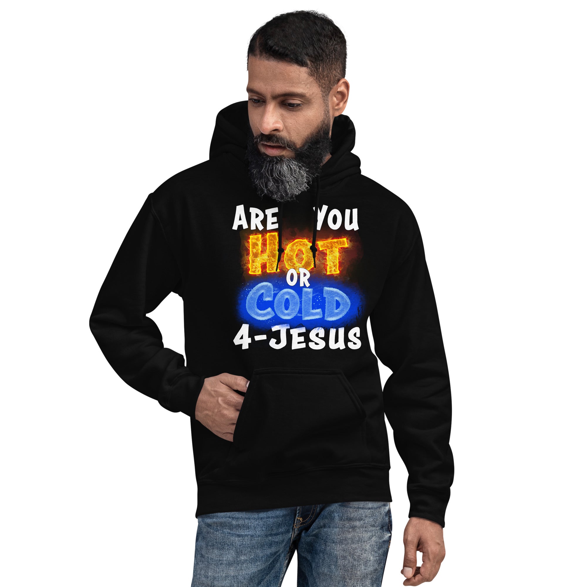 Are You Hot or Cold 4-JESUS REV.  3:16 - Unisex Hoodie