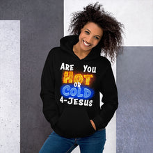 Load image into Gallery viewer, Are You Hot or Cold 4-JESUS Rev. 3:16 - Unisex Hoodie
