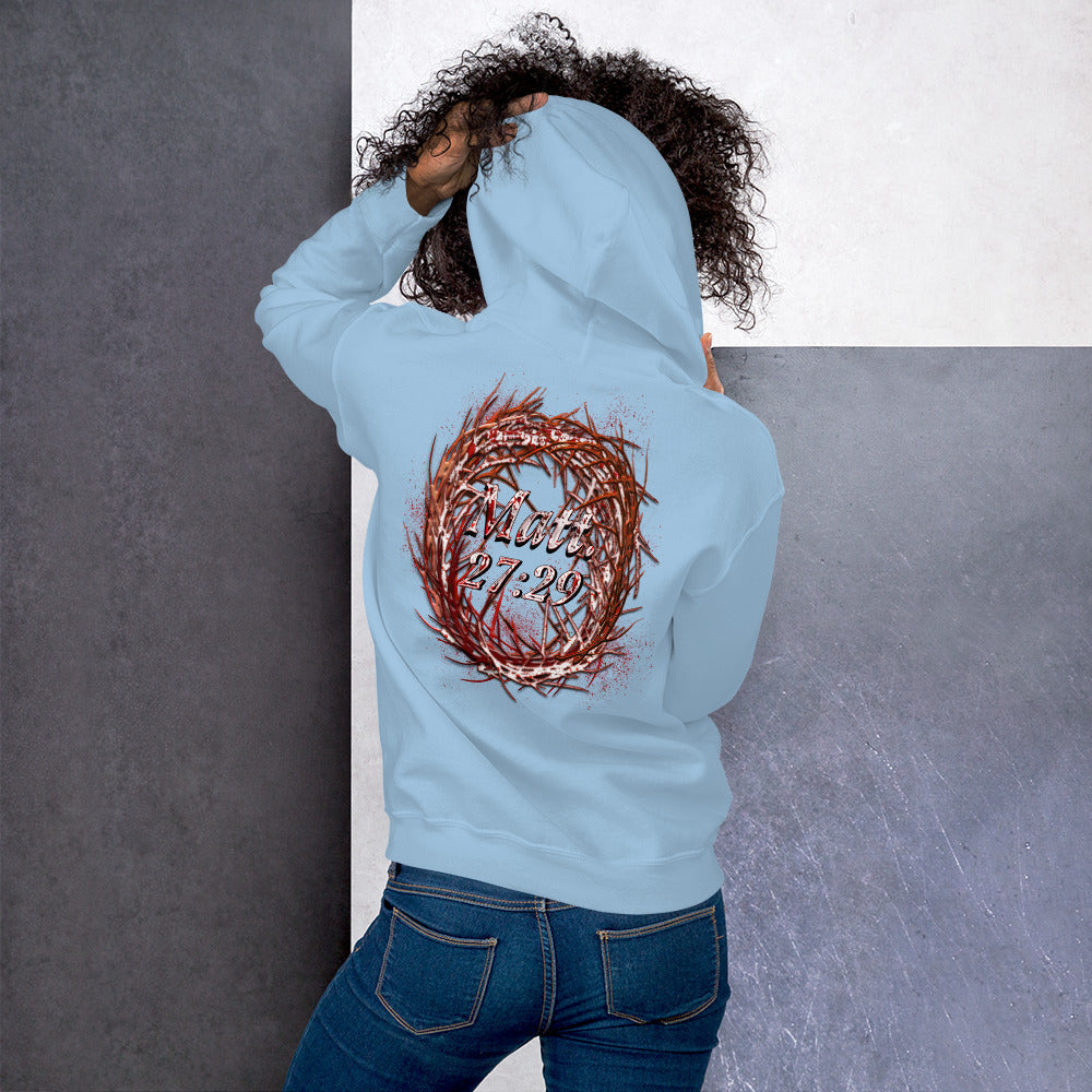 His Soul for Your's Matt. 27:29 - Unisex Hoodie