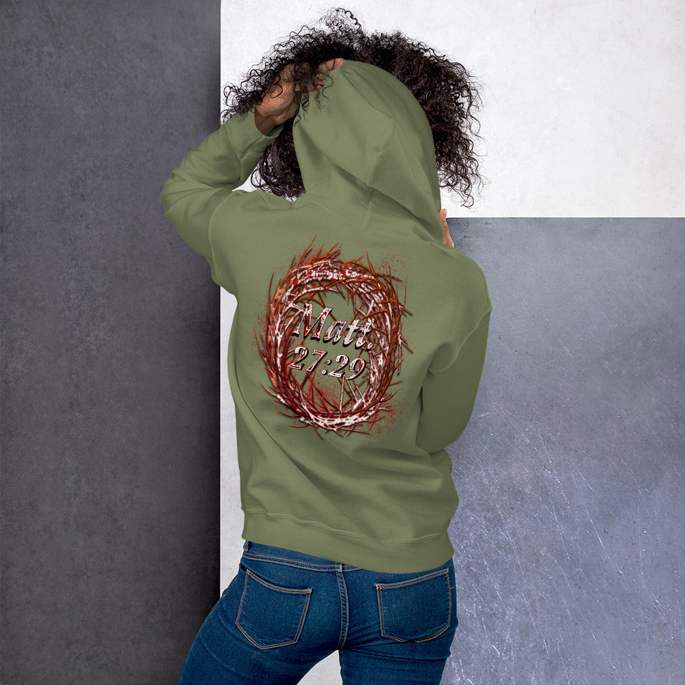 His Soul for Your's Matt. 27:29 - Unisex Hoodie