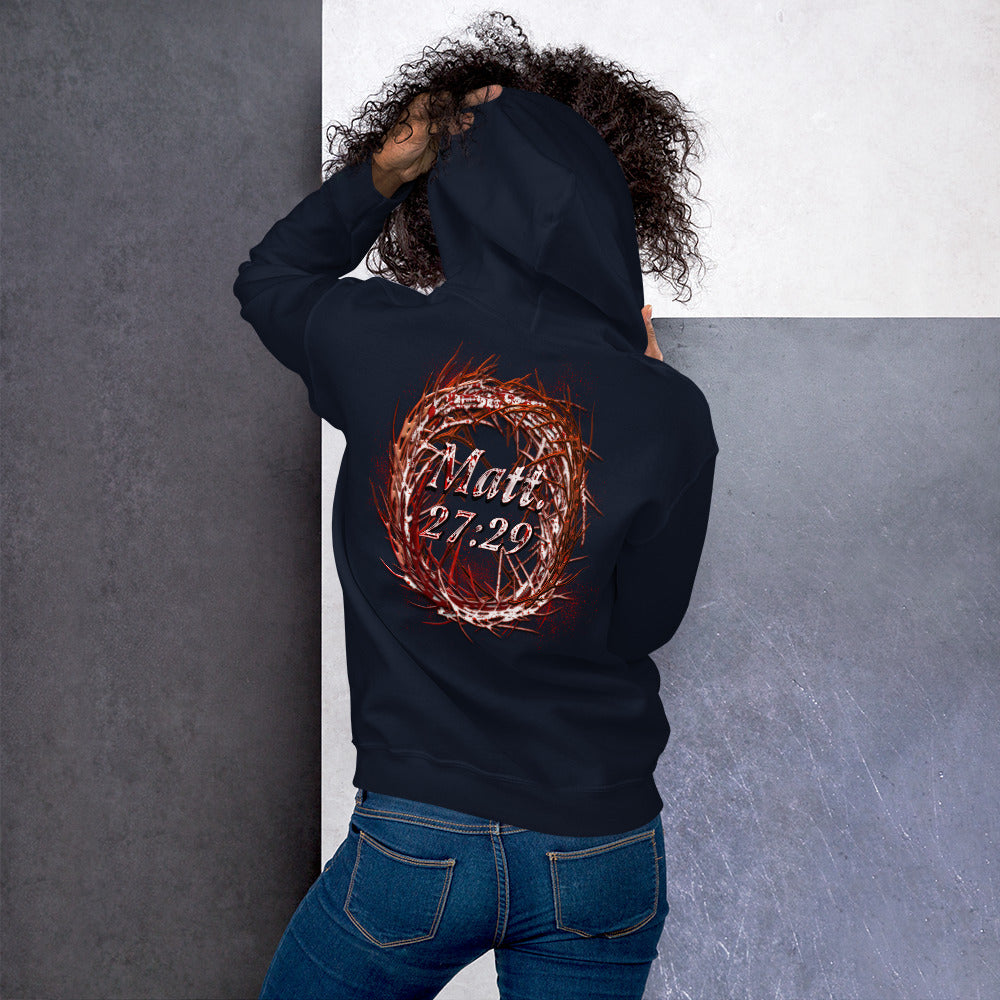 His Soul for Your's Matt. 27:29 - Unisex Hoodie