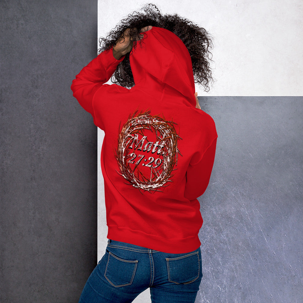 His Soul for Your's Matt. 27:29 - Unisex Hoodie