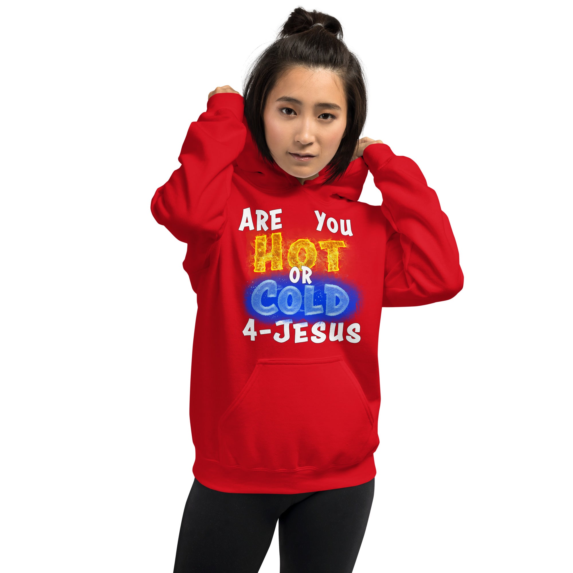 Are You Hot or Cold 4-JESUS REV.  3:16 - Unisex Hoodie
