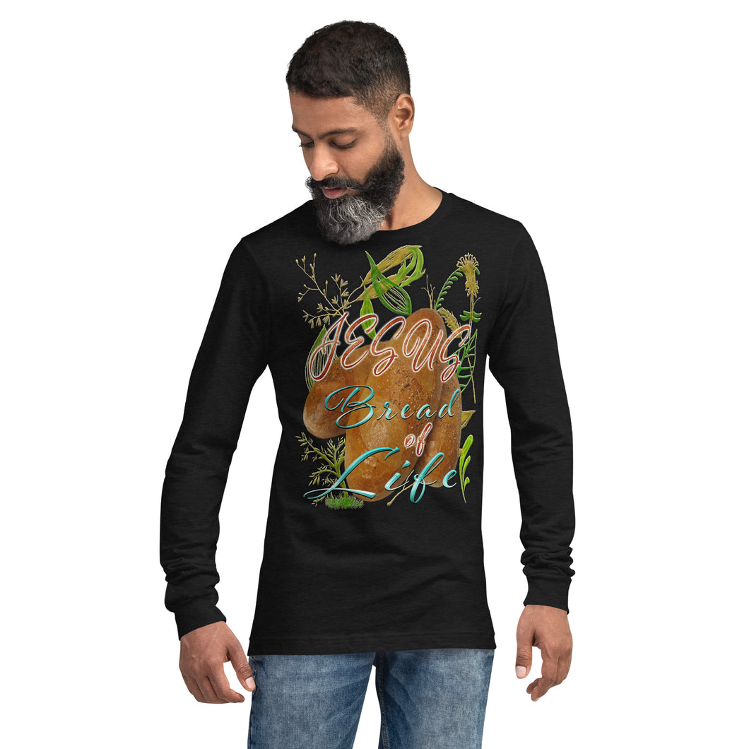 Jesus Bread of Life John 6:48 - Unisex Long Sleeve Tee