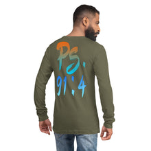 Load image into Gallery viewer, Under His Wings I Will Trust Ps 91:4 - Unisex Long Sleeve Tee
