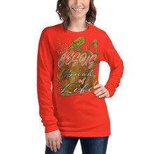 Load image into Gallery viewer, Jesus Bread of Life John 6:48 - Unisex Long Sleeve Tee
