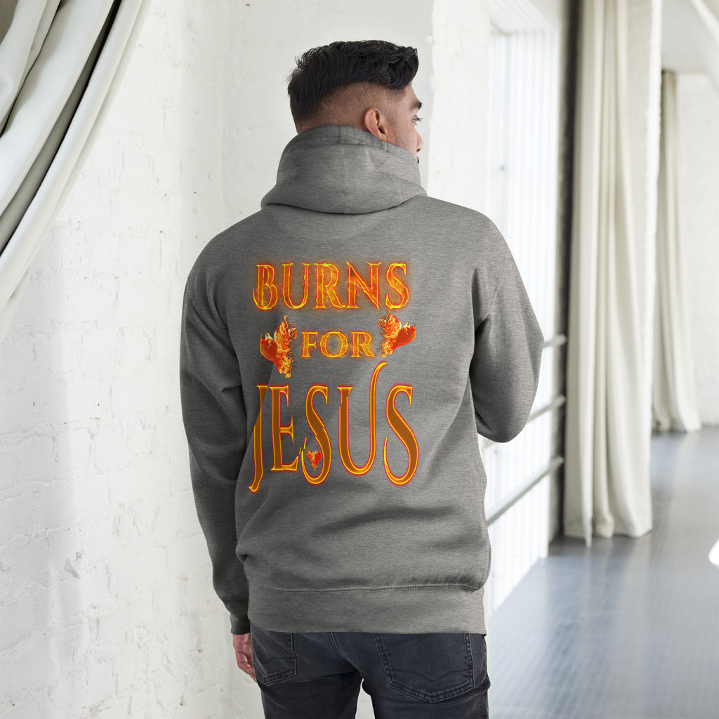 My Heart Burns for Jesus (Unisex Hoodie)