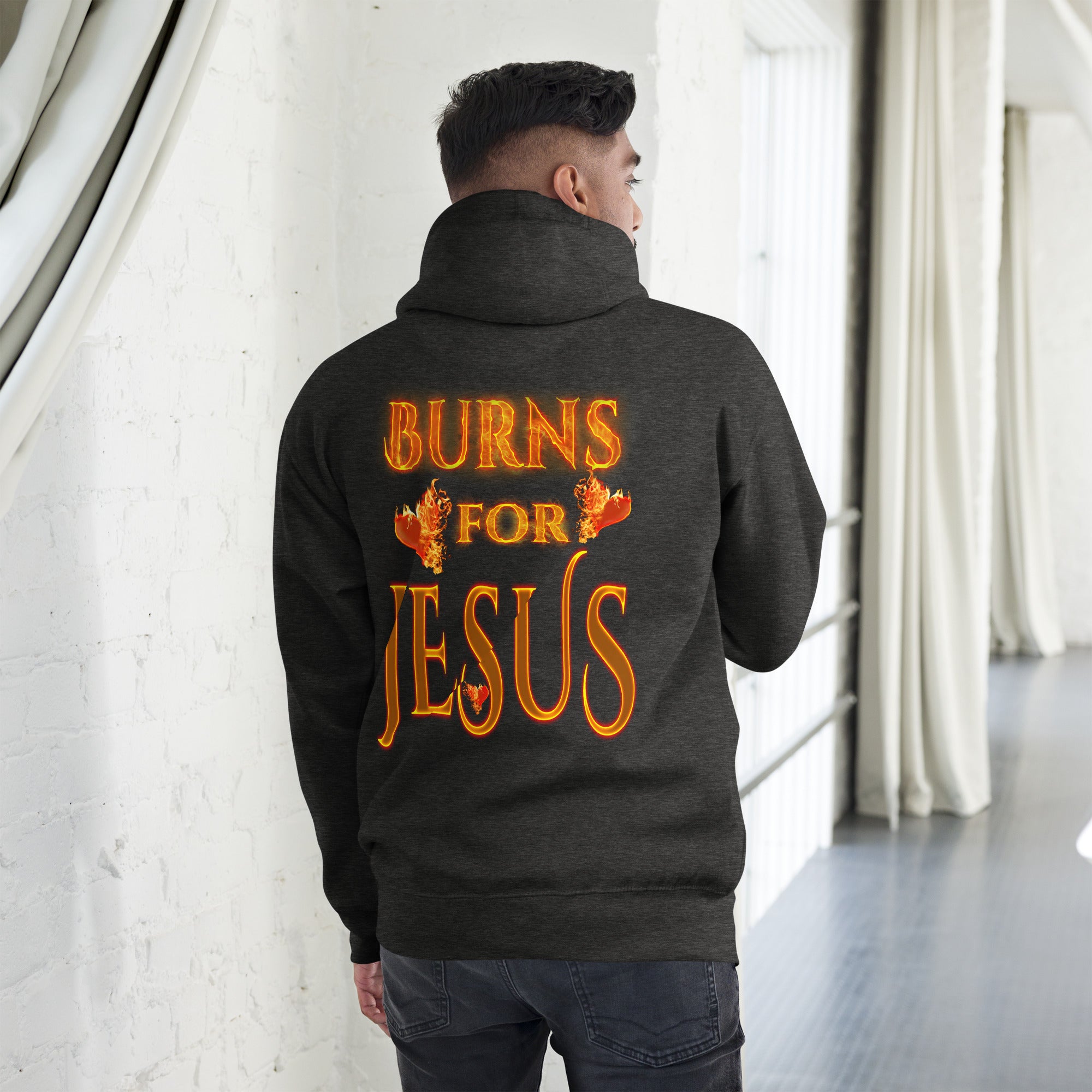 My Heart Burns for Jesus (Unisex Hoodie)