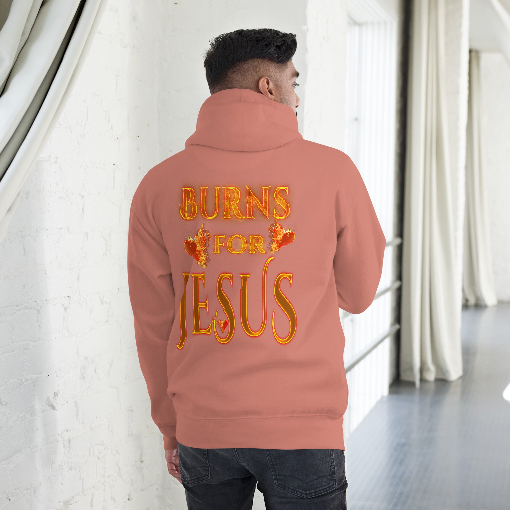 My Heart Burns for Jesus (Unisex Hoodie)