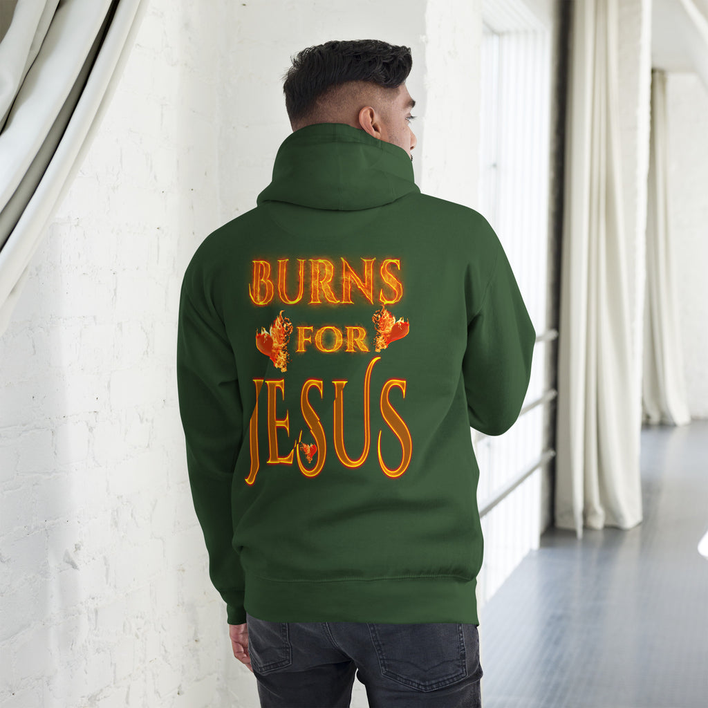 My Heart Burns for Jesus (Unisex Hoodie)