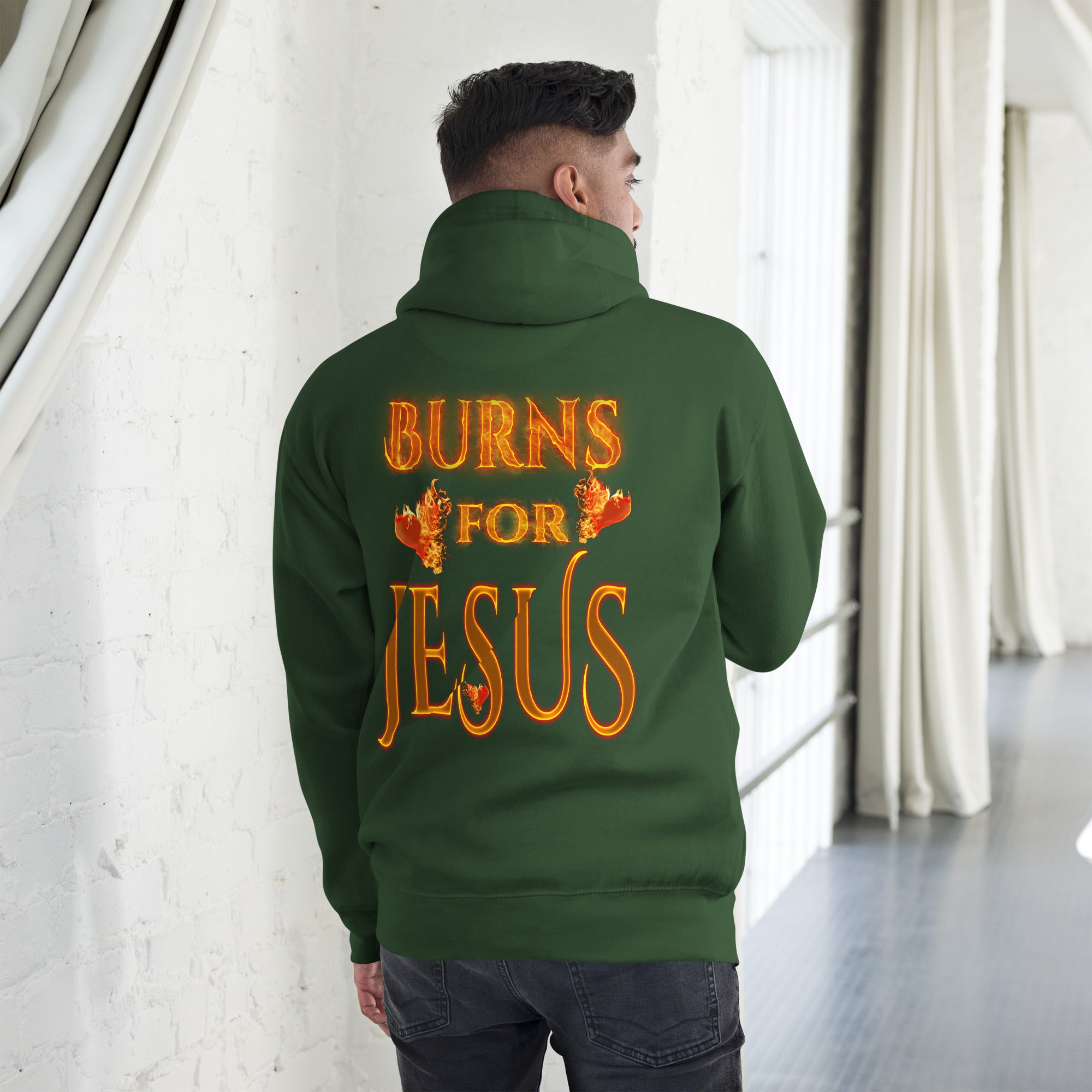 My Heart Burns for Jesus (Unisex Hoodie)