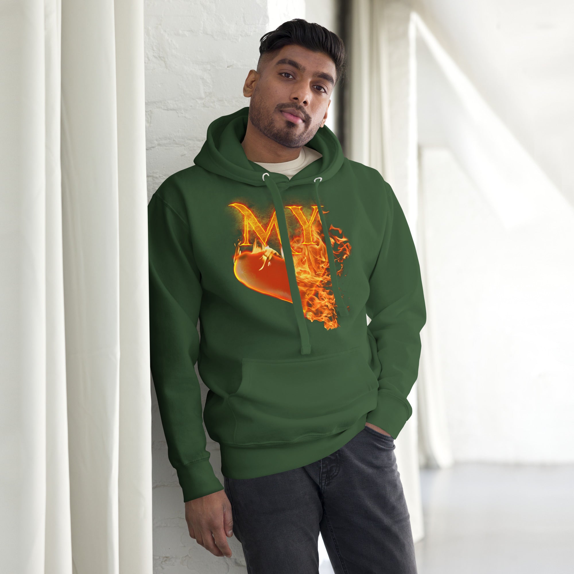 My Heart Burns for Jesus (Unisex Hoodie)
