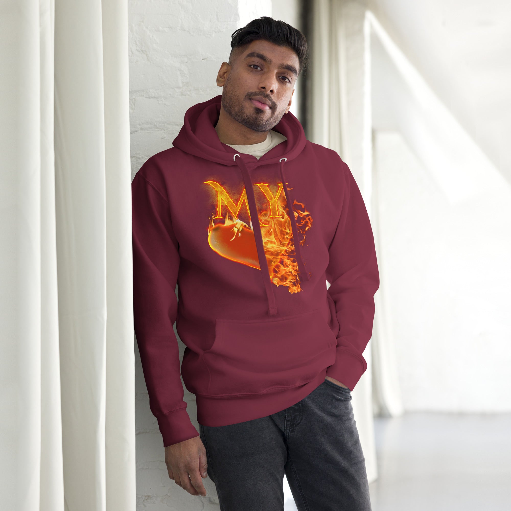 My Heart Burns for Jesus (Unisex Hoodie)