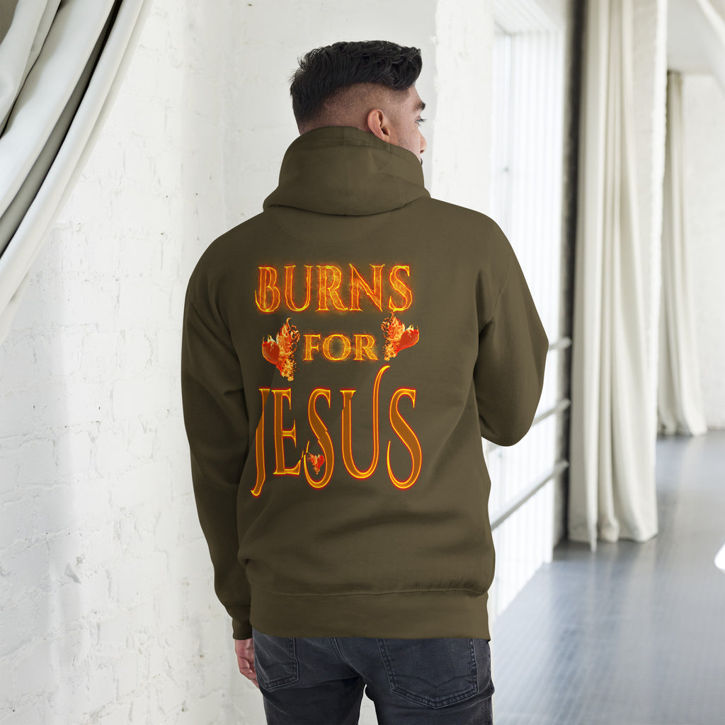 My Heart Burns for Jesus (Unisex Hoodie)