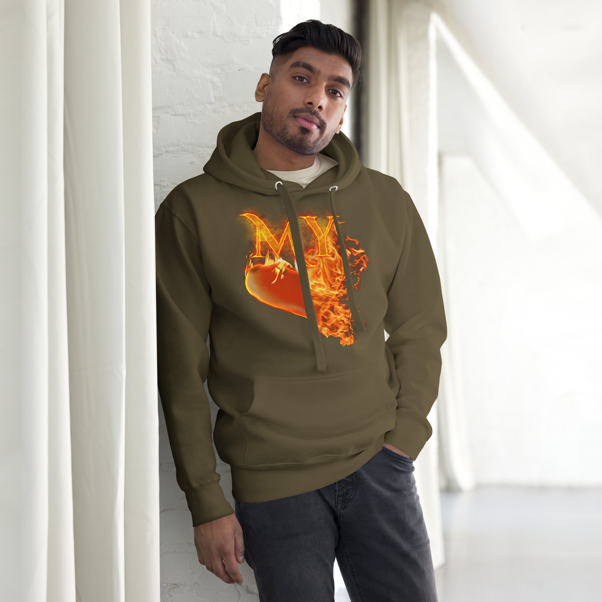 My Heart Burns for Jesus (Unisex Hoodie)