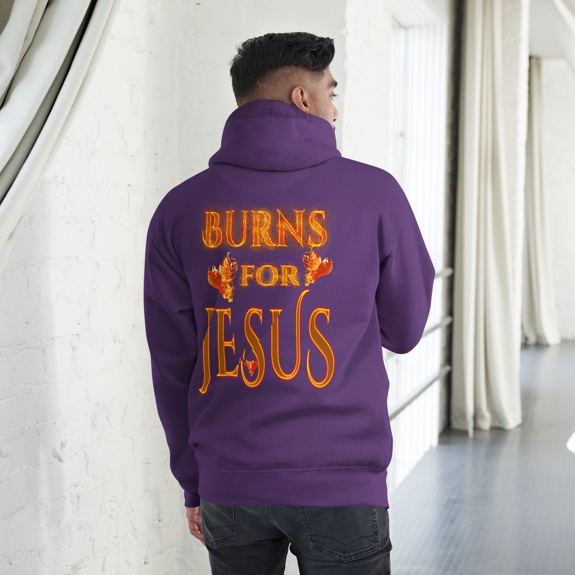 My Heart Burns for Jesus (Unisex Hoodie)