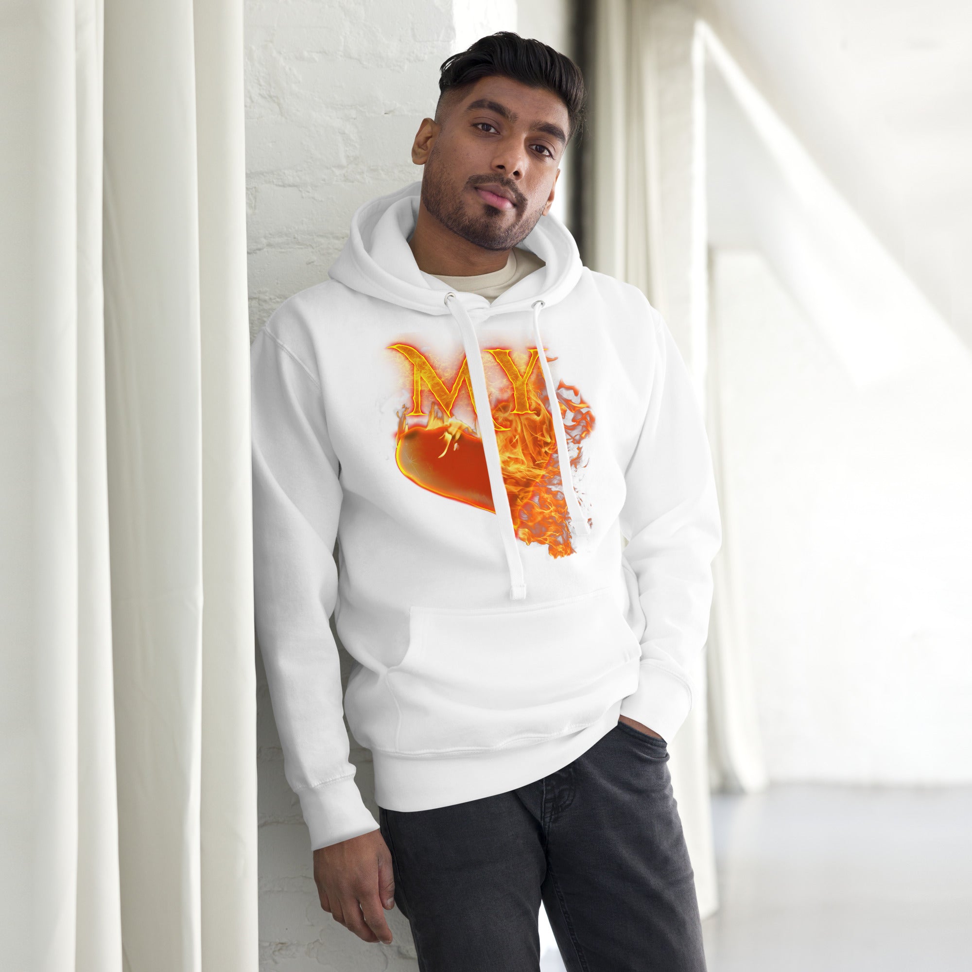 My Heart Burns for Jesus (Unisex Hoodie)