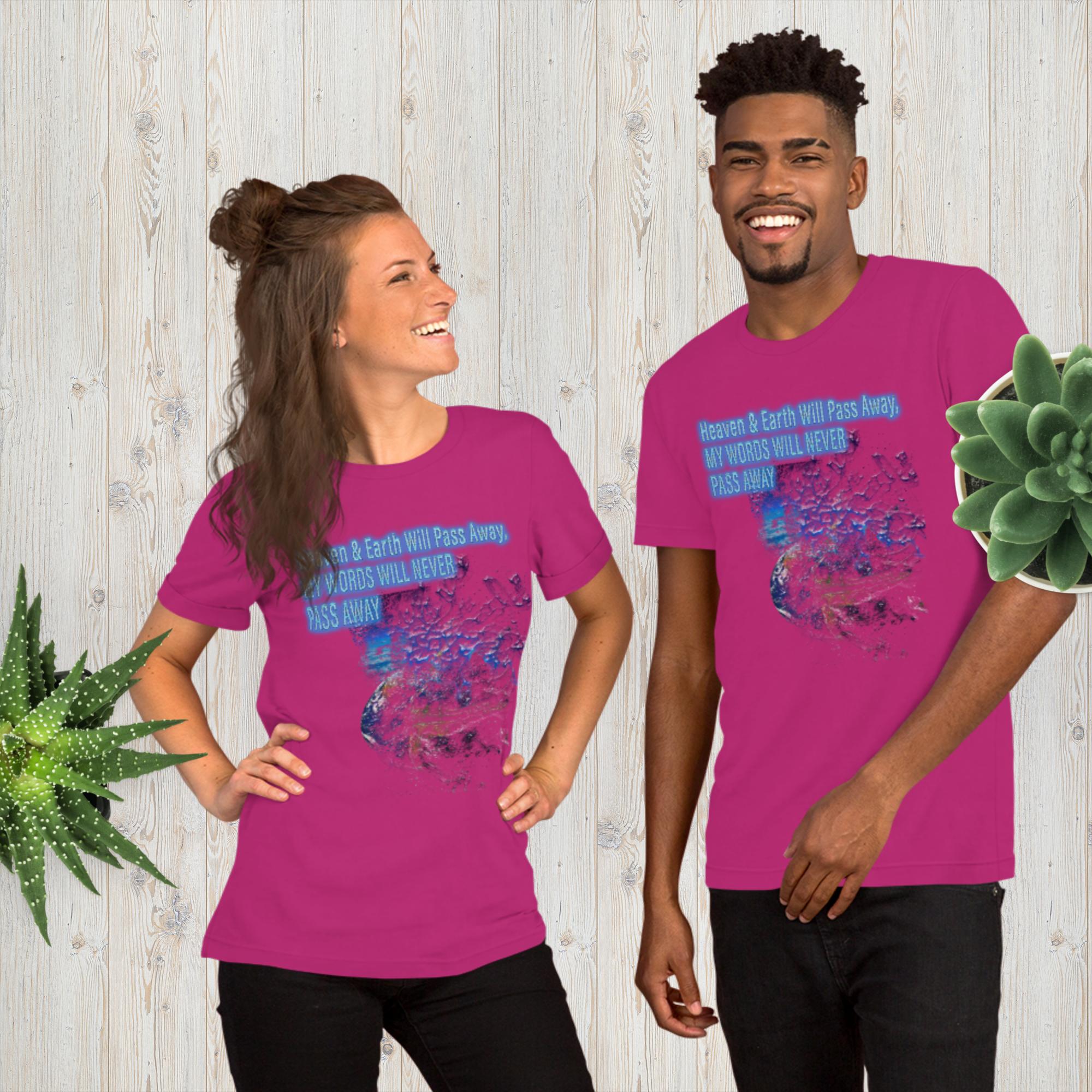 Heaven & Earth Matt 24:35 - Unisex t-shirt