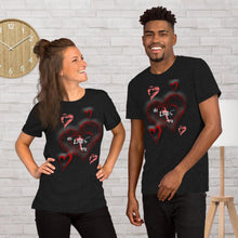 Load image into Gallery viewer, Hearts &amp; Cross - Unisex t-shirt
