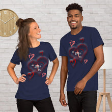 Load image into Gallery viewer, Hearts &amp; Cross - Unisex t-shirt
