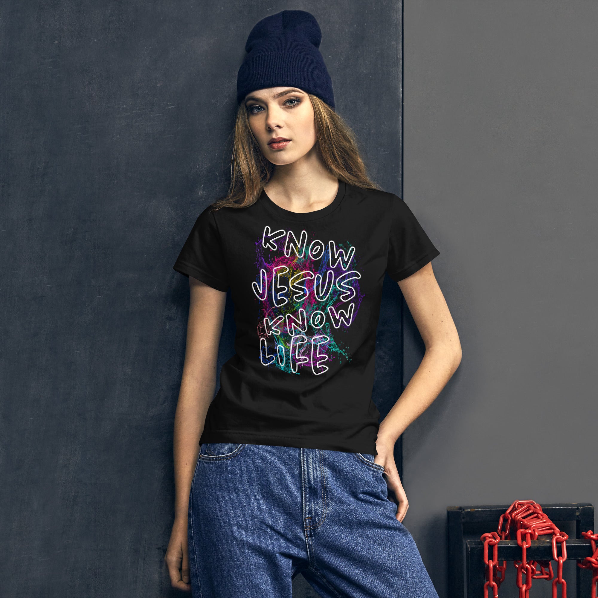 Know Jesus Know Life - No Jesus No Life - Women's short sleeve t-shirt