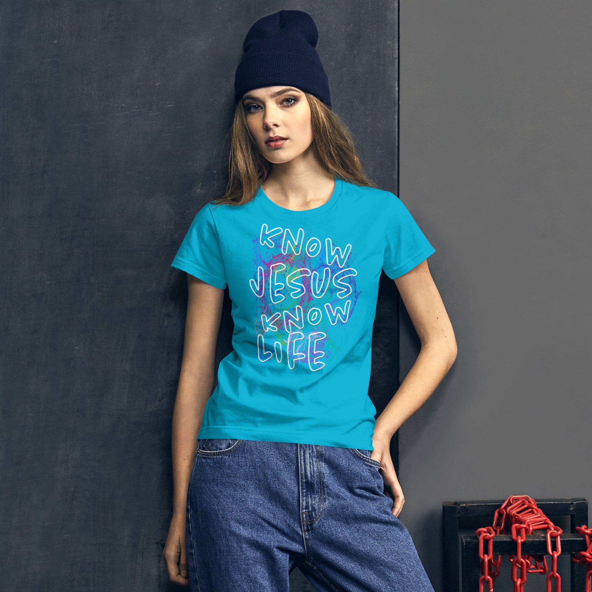 Know Jesus Know Life - No Jesus No Life - Women's short sleeve t-shirt