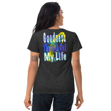 Load image into Gallery viewer, I See Evidence of God&#39;s Goodness Through Out My Life - Women&#39;s short sleeve t-shirt
