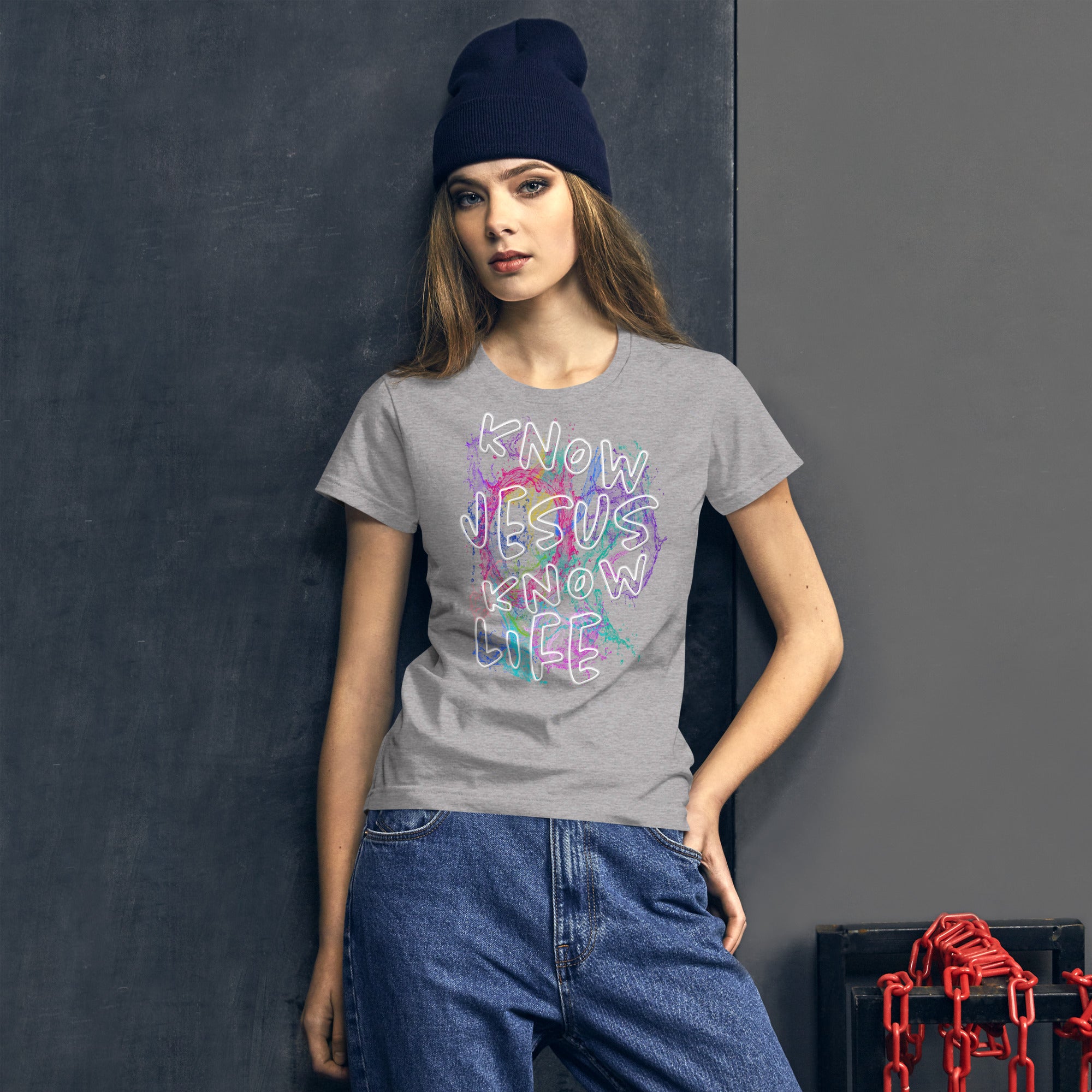 Know Jesus Know Life - No Jesus No Life - Women's short sleeve t-shirt