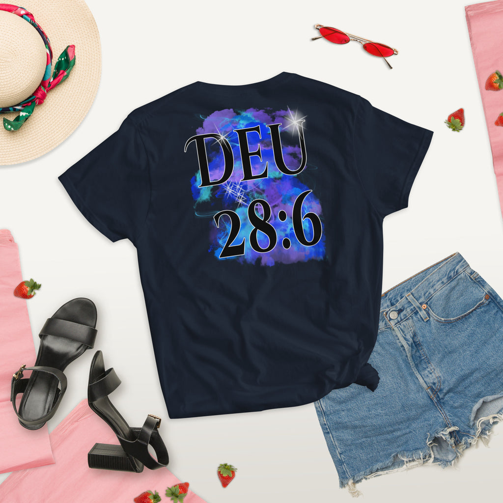 I Am Blessed Coming & Going - Women's short sleeve t-shirt