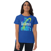 Load image into Gallery viewer, I See Evidence of God&#39;s Goodness Through Out My Life - Women&#39;s short sleeve t-shirt
