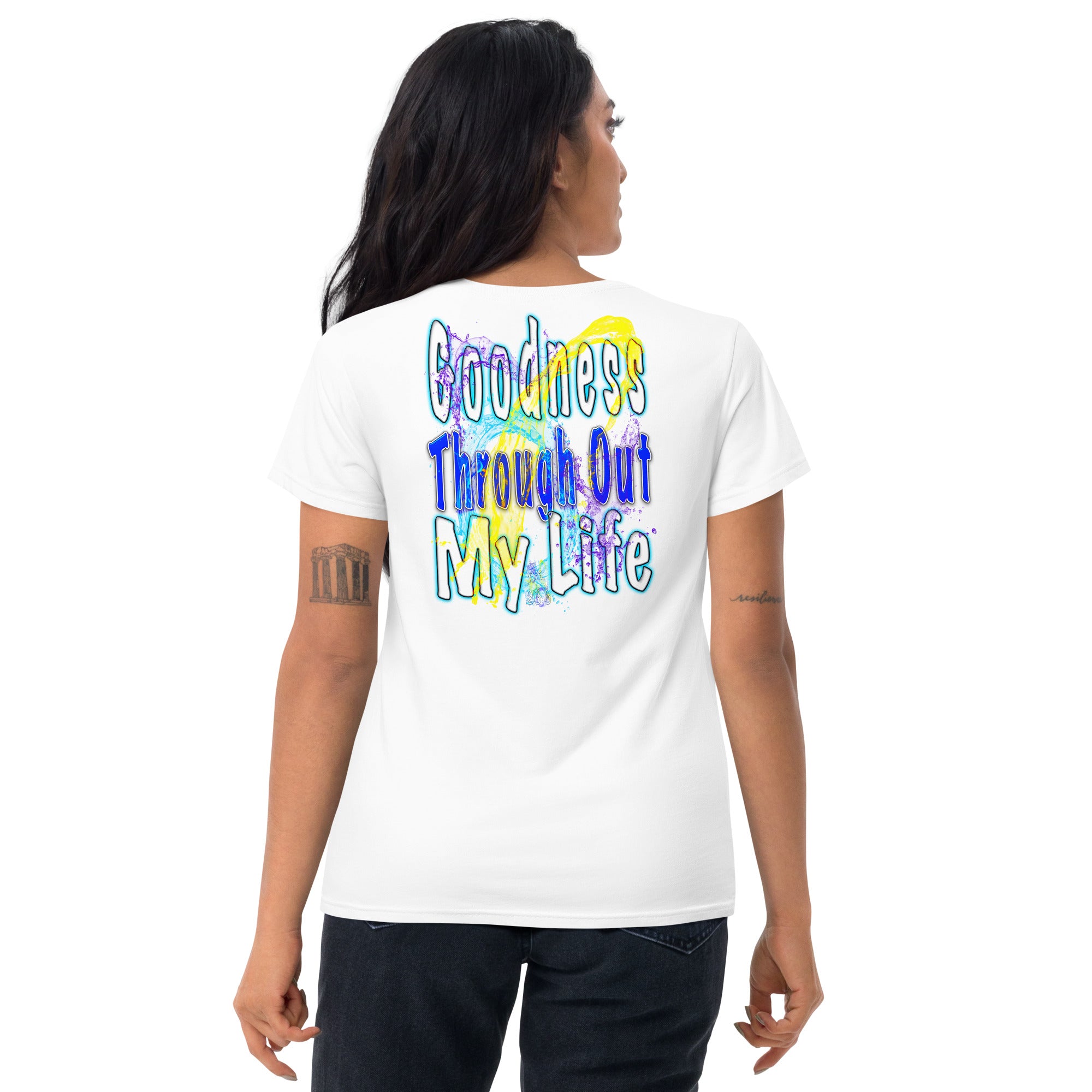 I See Evidence of God's Goodness Through Out My Life - Women's short sleeve t-shirt