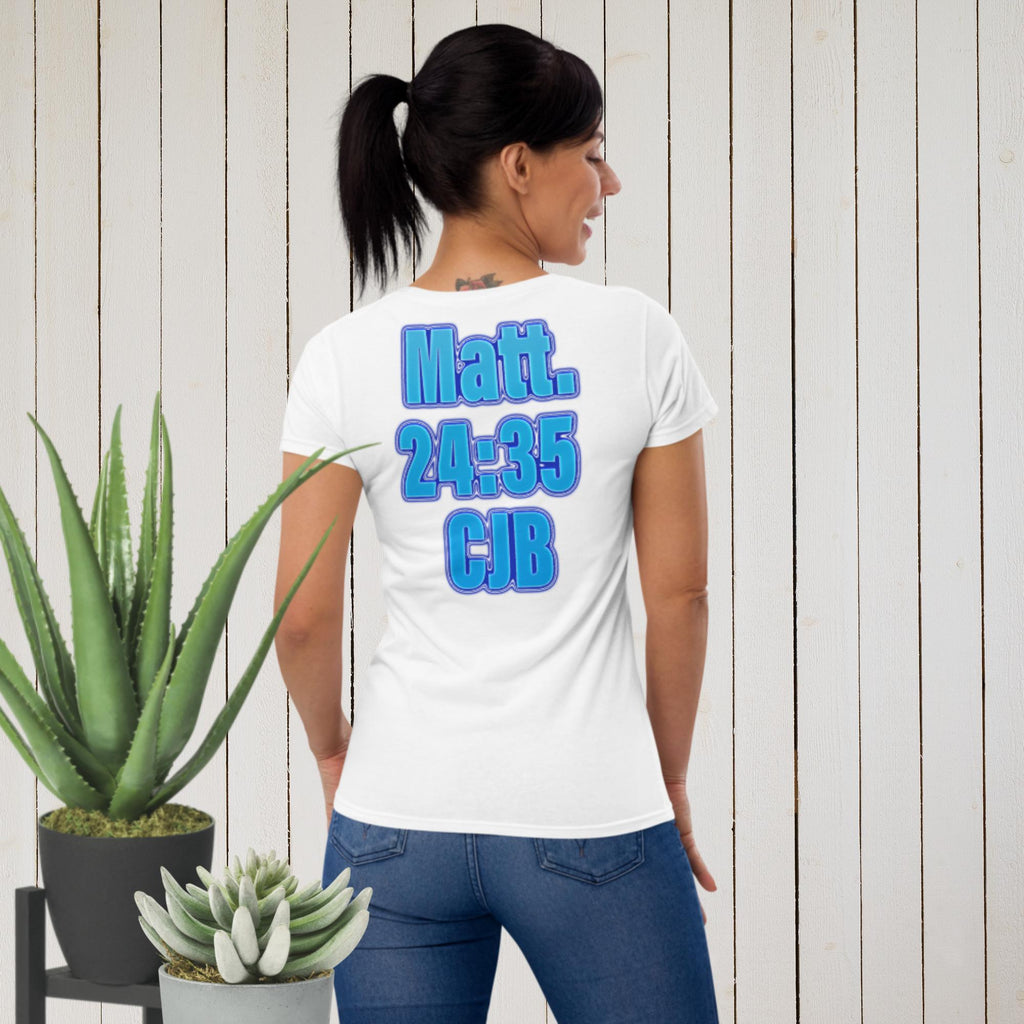 Heaven & Earth Matt 24:35 - Women's short sleeve t-shirt