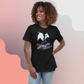 Ps. 91:11 - Blue Fire Angel - Women's Relaxed T-Shirt