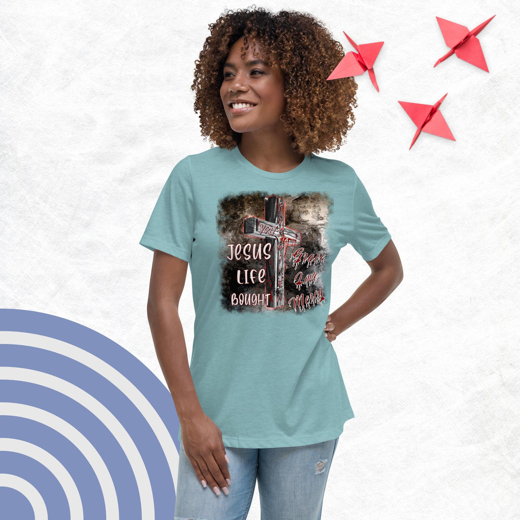 You're Forgive By the Blood of Jesus - Women's Relaxed T-Shirt