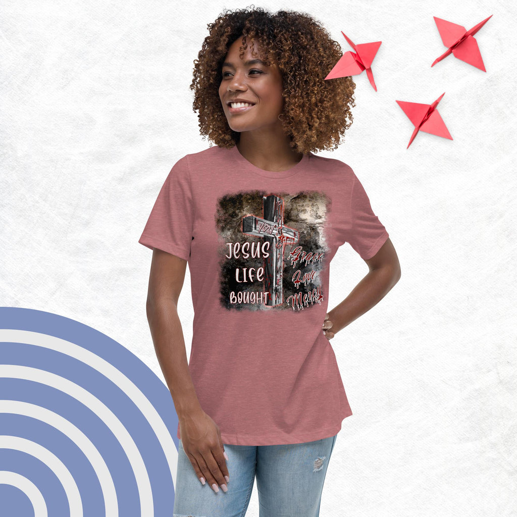 You're Forgiven By the Blood of Jesus - Women's Relaxed T-Shirt