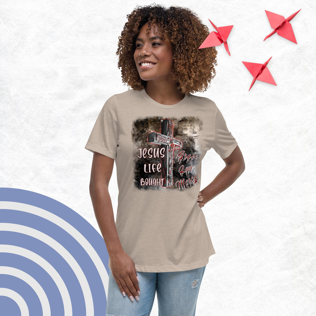 You're Forgiven By the Blood of Jesus - Women's Relaxed T-Shirt