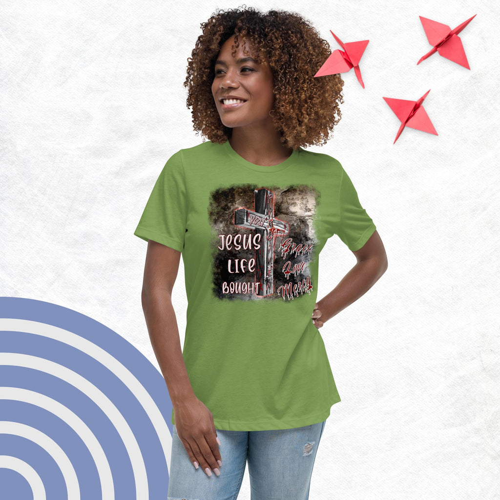 You're Forgiven By the Blood of Jesus - Women's Relaxed T-Shirt