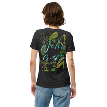 Load image into Gallery viewer, Jesus Bread of Life John 6:48 - Women’s relaxed tri-blend t-shirt
