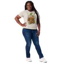 Load image into Gallery viewer, Jesus Bread of Life John 6:48 - Women’s relaxed tri-blend t-shirt
