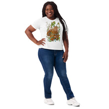 Load image into Gallery viewer, Jesus Bread of Life John 6:48 - Women’s relaxed tri-blend t-shirt
