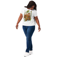 Load image into Gallery viewer, Jesus Bread of Life John 6:48 - Women’s relaxed tri-blend t-shirt
