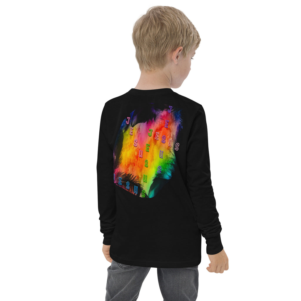 I Belong 2-JESUS - Youth long sleeve tee BELLA + CANVAS 3501Y