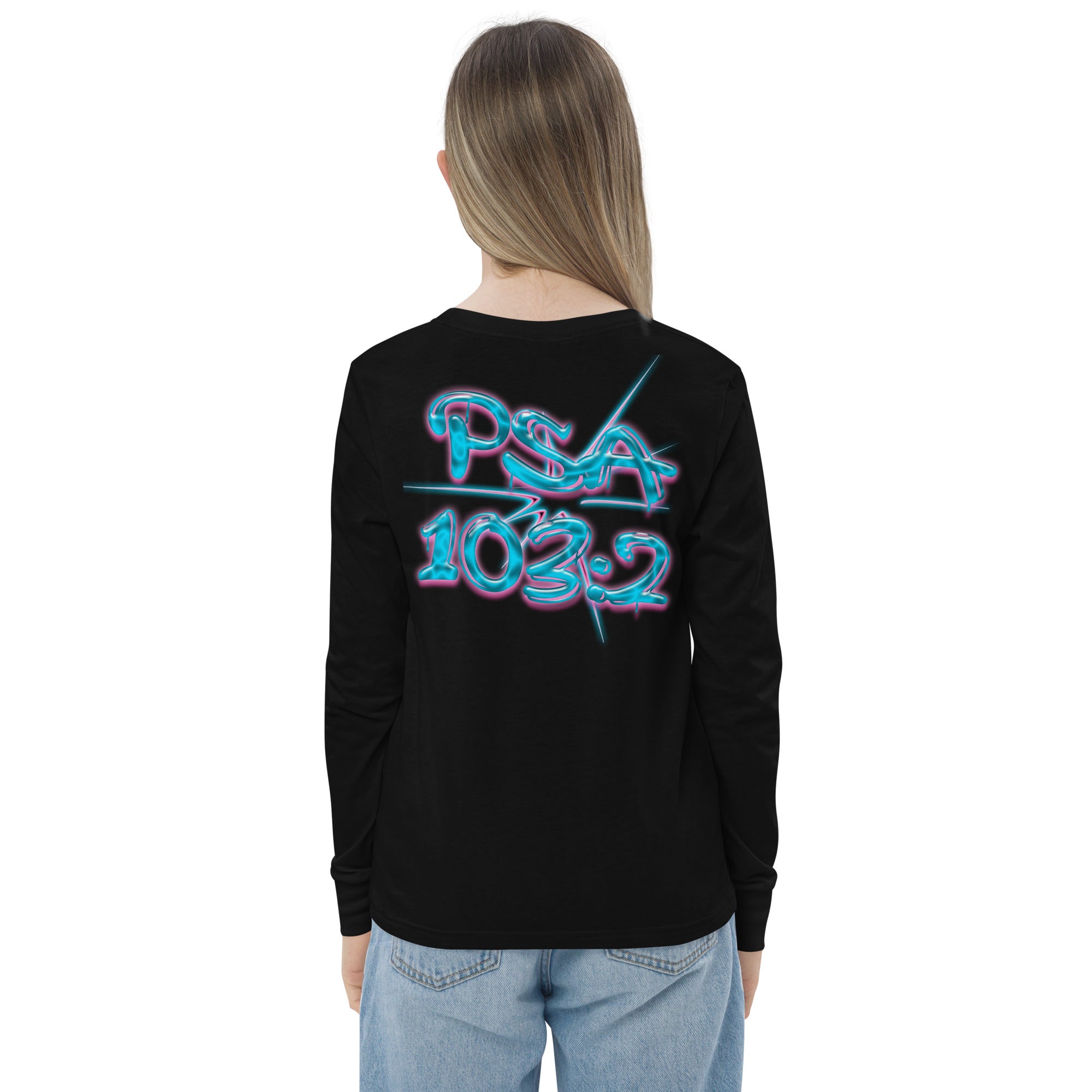 Bless theLord Oh My Soul Ps. 127:3 - Youth long sleeve tee BELLA + CANVAS 3501Y