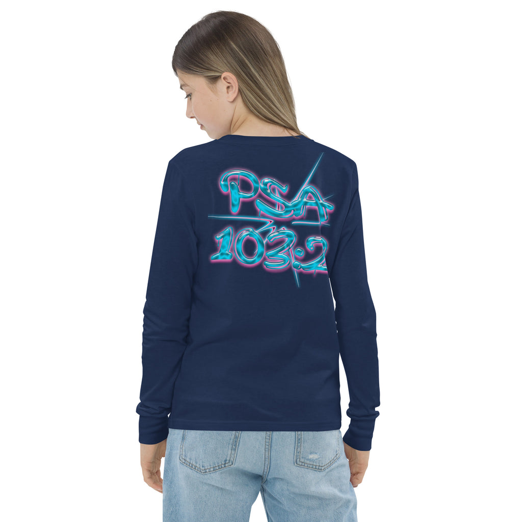 Bless theLord Oh My Soul Ps. 127:3 - Youth long sleeve tee BELLA + CANVAS 3501Y