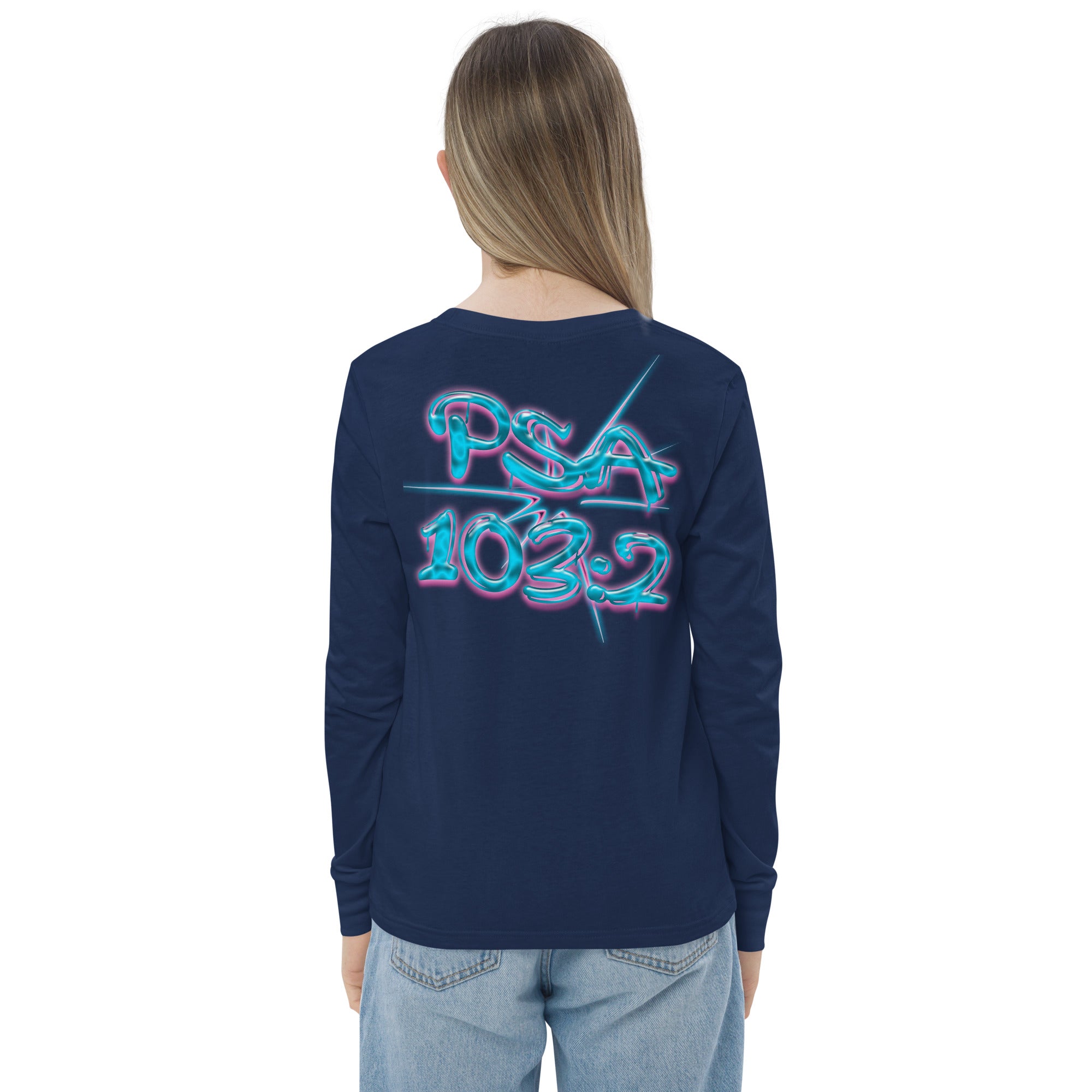 Bless theLord Oh My Soul Ps. 127:3 - Youth long sleeve tee BELLA + CANVAS 3501Y