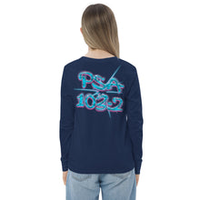 Load image into Gallery viewer, Bless theLord Oh My Soul Ps. 127:3 - Youth long sleeve tee
